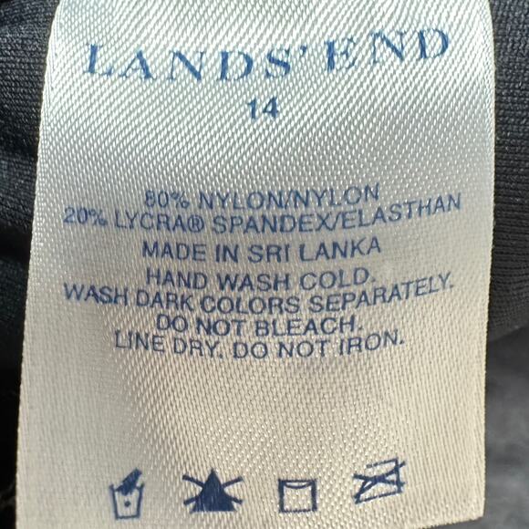 Land’s End Halter Swimsuit One-piece Brown Size 14 - Picture 6 of 6